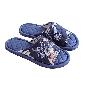 SJTJSPX Pantoufle Invités Non Jetables Pantoufle Voyage Antidérapantes Chaussons Intérieur en Coton Epais Pantoufles de Hotel Spa Chaussures de Maison Chausson Invité Lavable pour Femme Homme - Publicité