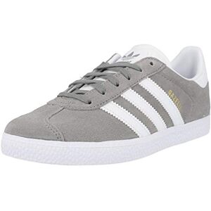 Adidas Gazelle Sneaker, Grey/Cloud White/Gold Metallic, Numeric_36 EU - Publicité