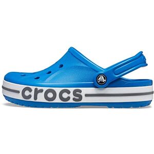 Crocs Bayaband Sabots pour Homme et Femme avec Bride au Talon pour Un Maintien sûr, Bright Cobalt Slate Grey, 43/44 EU - Publicité