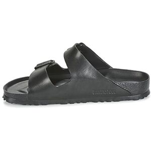 Birkenstock Arizona Eva, Sandales Bout Ouvert Femme, Noir Noir Noir, 36 EU - Publicité