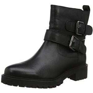 Geox D Hoara A, Bottes Motardes Femme, Noir (Black C9999), 35 EU - Publicité