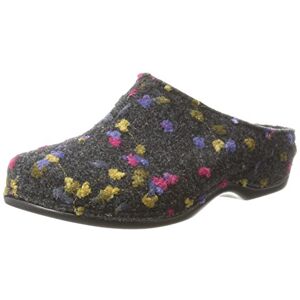 Berkemann Femme Donata Chaussons Mules, Multicolore Grau Tupfen 914, 38 EU - Publicité