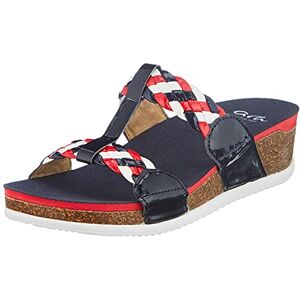 ara Femme Norderney Mocassin, Bleu, Blanc, Rouge, 39 EU - Publicité