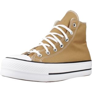 Converse Chuck Taylor All Star Platform Sneaker Giallo da Donna A06506C - Publicité