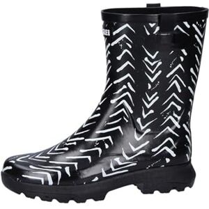 Aigle Femme ALYA Print Botte de Pluie, Chevron, 41 EU Large - Publicité