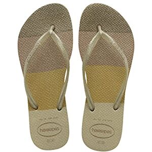 Havaianas Slim Palette Glow, Tongues Femme, Sand Grey, 23/24BR (25/26 EU) - Publicité