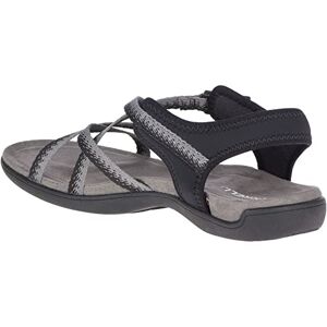 Merrell District Muri Lattice, Sandales Bride arrière Femme, Noir (Black/Charcoal), 38 EU - Publicité