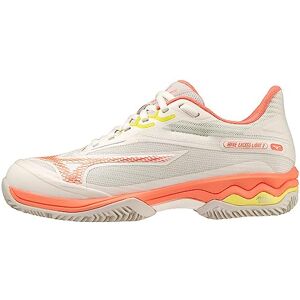 Mizuno Femme Wave Exceed Light 2 Tennis, Snwwht Fusncorl Sspring, 40 EU - Publicité