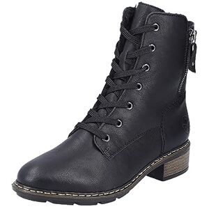 Rieker Femme 77220 Bottes à Lacets, Noir, 40 EU - Publicité