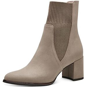 MARCO TOZZI Femme  Bottines à Talons, Taupe, 36 EU - Publicité