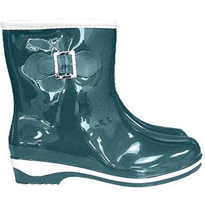 REIS Btdkmorning_Zw36 Grensho Bottes en PVC Vert/blanc Taille 36 - Publicité