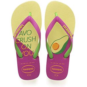 Havaianas Top Cool, Tongs Femme, Multicolore (Pollen Yellow/Rose Gum 9796), 33/34 EU - Publicité