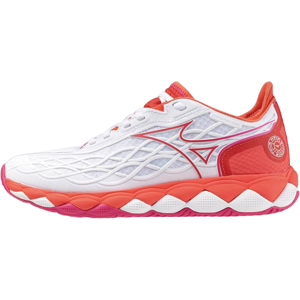 Chaussures de tennis pour femmes Mizuno Wave Enforce Tour AC - white/radiant red/fuchsia purple blanc 40 female - Publicité