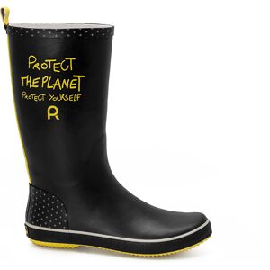 Bottes de pluie femme Rouchette Protect The Planet Noir - Publicité