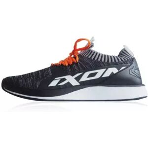 Baskets Ixon Paddock Noir Anthracite Blanc Orange - Publicité