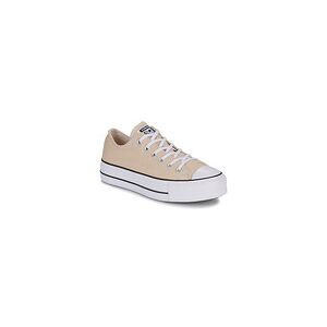 Baskets basses Converse CHUCK TAYLOR ALL STAR LIFT PLATFORM SEASONAL COLOR-OAT MILK/WHIT Beige 36,37,38,40,41,35,39 1/2 femmes - Publicité