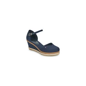 Espadrilles Tommy Hilfiger BASIC CLOSED TOE MID WEDGE Marine 37,39 femmes - Publicité