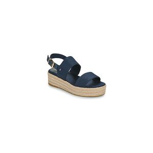 Espadrilles Tommy Hilfiger MID WEDGE SANDAL Marine 36,37,38,39,40,41 femmes - Publicité