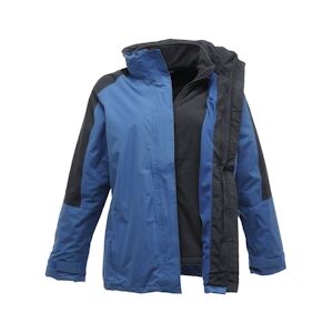 Regatta Professional Veste imperméable 3 en 1 femme DEFENDER III bleu royal marine T.M Regatta ProfessionalM