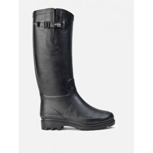 Aigle Aiglentine Fur 2 - Bottes de pluie femme Black 41 - Publicité