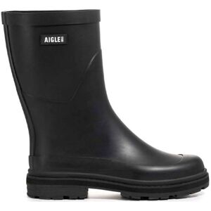 Aigle Mid Rain - Bottes de pluie femme Noir 41 - Publicité