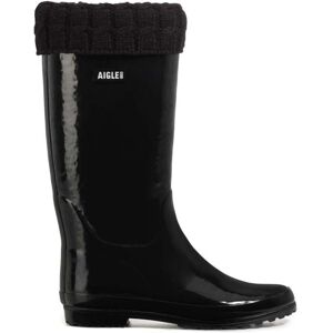 Aigle Eliosa Winter - Bottes de pluie femme Noir 38 - Publicité