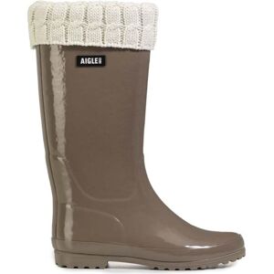 Aigle Eliosa Winter - Bottes de pluie femme Chestnut 41 - Publicité