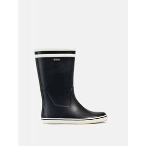 Aigle Malouine - Bottes de pluie femme Marine / Blanc 37 - Publicité