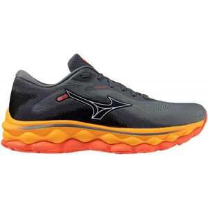 Mizuno Wave Sky 7 - Chaussures running femme Turbulence / White / Carrot Curl 39 - Publicité