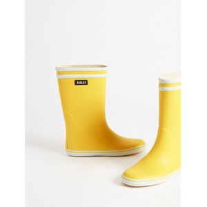 Aigle Malouine 2 - Bottes de pluie femme Jaune/Blanc 39 - Publicité