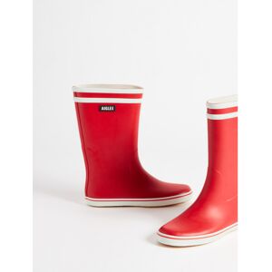 Aigle Malouine 2 - Bottes de pluie femme Rouge/Blanc 35 - Publicité