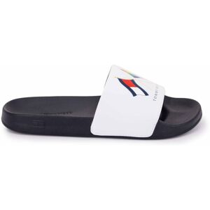 Mules flip flops fw0fw05045dw5 bleu marine + blanc col pride t36-42 Femme TOMMY HILFIGER - Publicité