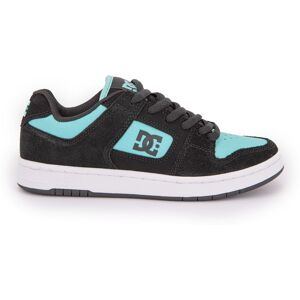 Baskets Manteca cuir basses noir bleu Femme DC SHOES - Publicité