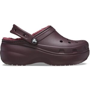 Crocs Classic Platform Lined Clogs Rouge EU 34-35 Femme Rouge EU 34-35 female - Publicité