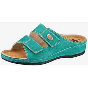 Mules largeur h* - Franken Schuhe - turquoise TURQUOISE 39 - Publicité