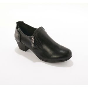 Blancheporte Chaussures trotteur fantaisie zippées - largeur confort - Blancheporte Noir 37