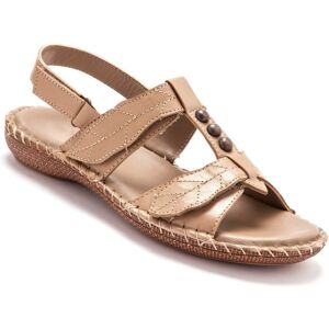 PédiConfort Sandales cuir beige - largeur confort - 38 - Beige - PédiconfortLook naturel et largeur confort, vous allez craquer pour ces sandales Pédiconfort® ultra souples et faciles à enfiler !38Beige