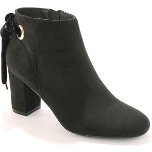 Blancheporte Boots à talon et noeud velours - BlancheporteDouceur et féminité pour des boots au style romantique. Un large talon haut pour assurer une silhouette élancée et une démarche élégante... Un superbe noeud en velours qui suit le rythme des pas av