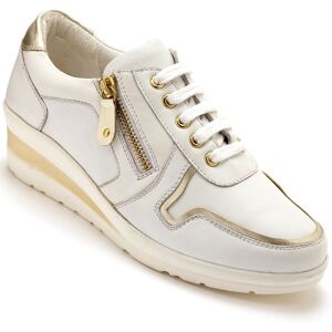 PédiConfort Derbies à lacets, petit compensé - 41 - Blanc - PédiconfortAvec ces derbies à lacets, Pédiconfort® signe de bonnes chaussures de marche au look sportswear chic, parfait pour la ville ou de longues marches. Avec leur enfilage facile par fermetu