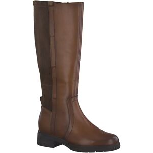 Bottes hautes cuir - spéciales mollet large - 39 - Marron - TamarisVoilà une paire de bottes cavalières Tamaris®, classiques par excellence, qui se marieront à toutes vos tenues chics ou décontractées ! Avec elles, vous ne ferez pas de faux pas de style t - Publicité