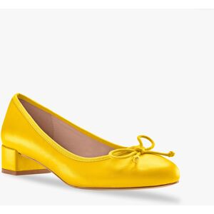 Ballerines petit talon - BlancheporteIdéale pour prendre un peu de hauteur tout en étant très confortable : une ballerine féminine avec un joli petit talon, déclinée dans une belle gamme de saison !41Jaune - Publicité