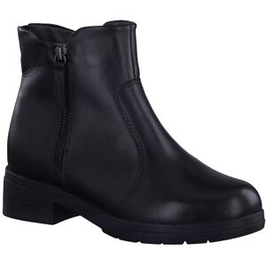 Tamaris Bottines zippées dessus cuir - largeur confort - 40 - Noir - TamarisConfort et qualité révèlent la marque Tamaris Comfort® avec ces bottines incontournables et véritables alliées au quotidien. Ce modèle au chaussant ample est adapté pour les pieds