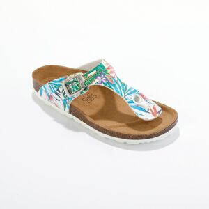 Sandale entredoigts, imprime tropical - Blancheporte Multicolore 38