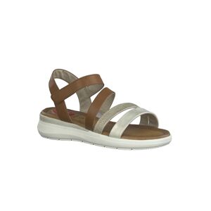 Sandales multibrides scratchées cheville - 36 - Marron - JanaLaissez-vous séduire par l'originalité et le confort de ce modèle aux brides irisées fantaisie. Cette paire de sandales signée Jana® sera parfaite pour apporter une touche colorée subtile à