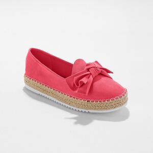 Mocassins espadrilles noeud a semelle corde crantee - BlancheporteJolis supplements mode pour cette paire de mocassins qui gagne en allure. Legere, elle se remarque par sa semelle cordee boheme, son compense crante contraste et son noeud feminin sur le de