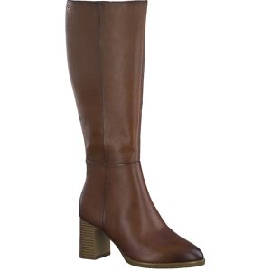 Tamaris Bottes zippées dessus cuir - largeur confort - 38 - Marron - TamarisMode et confort sont conjugués avec ces bottes Tamaris Comfort® au bien-être exceptionnel ! Vous aimerez leurs semelles intérieures amovibles pour un chaussant parfaitement adapté