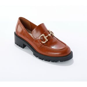 Mocassins mors fantaisie, semelle crantee - Blancheporte Marron 41