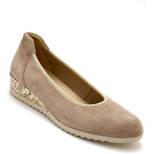 PédiConfort Ballerines petit talon compensé Pédiconfort® - 40 - Taupe - PédiconfortL’éternelle ballerine ne cesse de renouveler son style, au gré de ses détails, matières et finitions. Avec un talon légèrement compensé orné de motifs fantaisie, cette chau