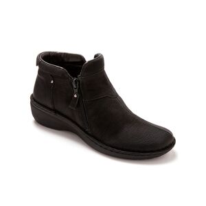 Boots ultra légères en cuir - 39 - Noir - PédiconfortCes boots PEDICONFORT® promettent style et bien-aller pour déambuler toute la journée ! Pratique la semelle intérieure amovible qui laisse place à vos propres semelles correctrices et vous assure un bie - Publicité