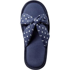 Blancheporte Mules plates à noeud bout ouvert imprimées pois - BlancheporteLégèreté et féminité pour ces mules à pois dans un esprit vacances. Elles vous séduiront à tous les moments de la journée tellement elles sont craquantes ! 40Bleu